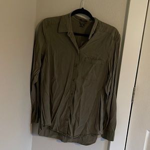 Eddie Bauer Tencel Long Sleeve Button Up